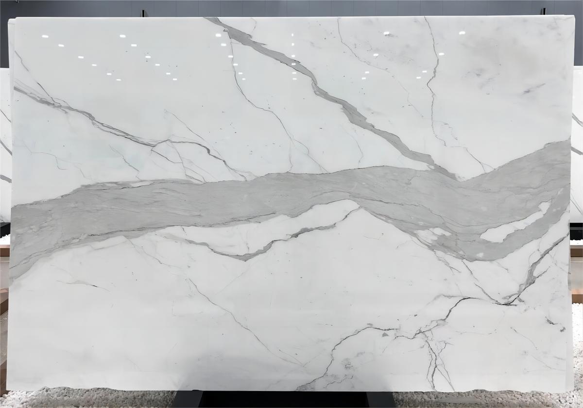 Natural Stone From Italy Calacatta White Marble Slabs