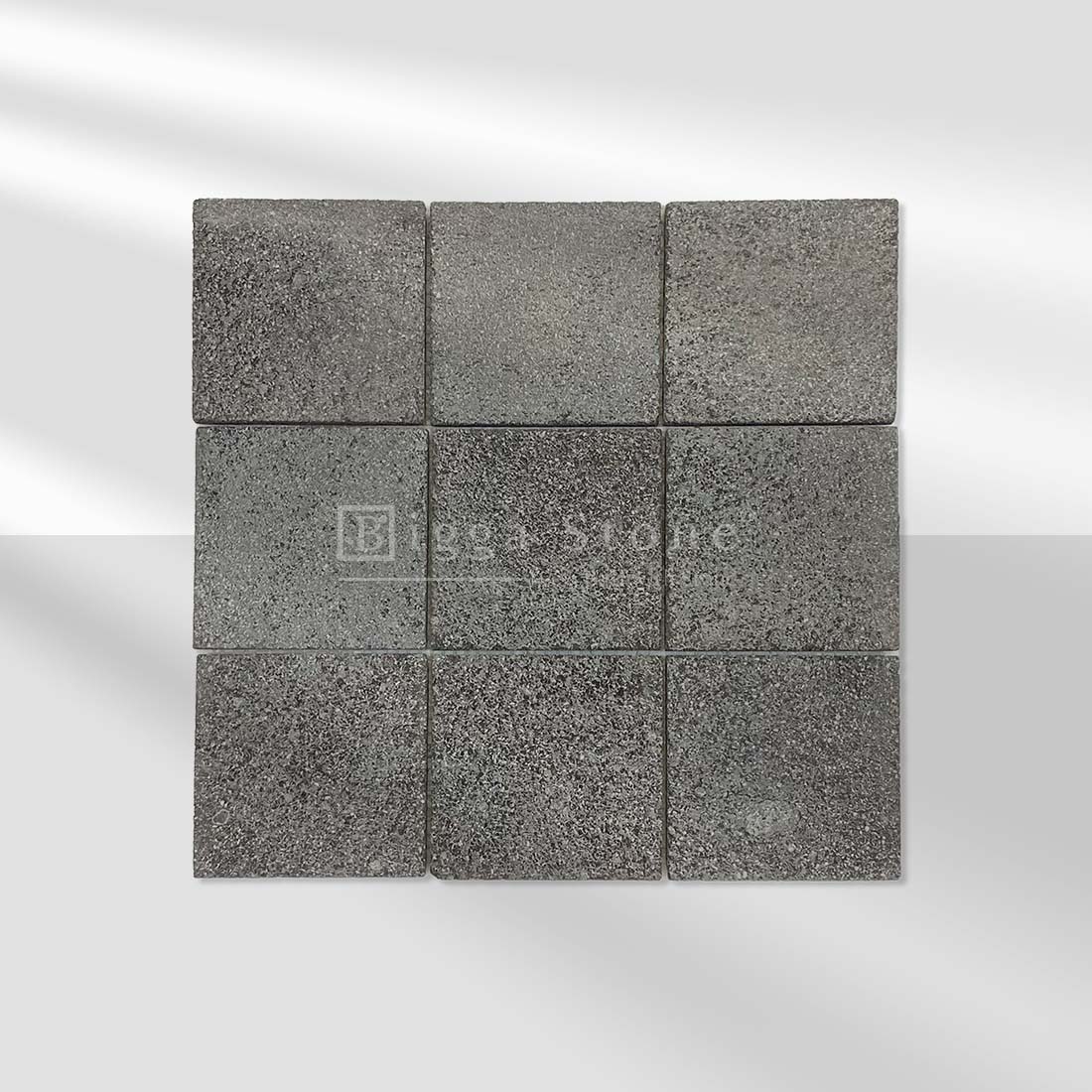 Mosaic Black Lava Stone by Bigga Stone