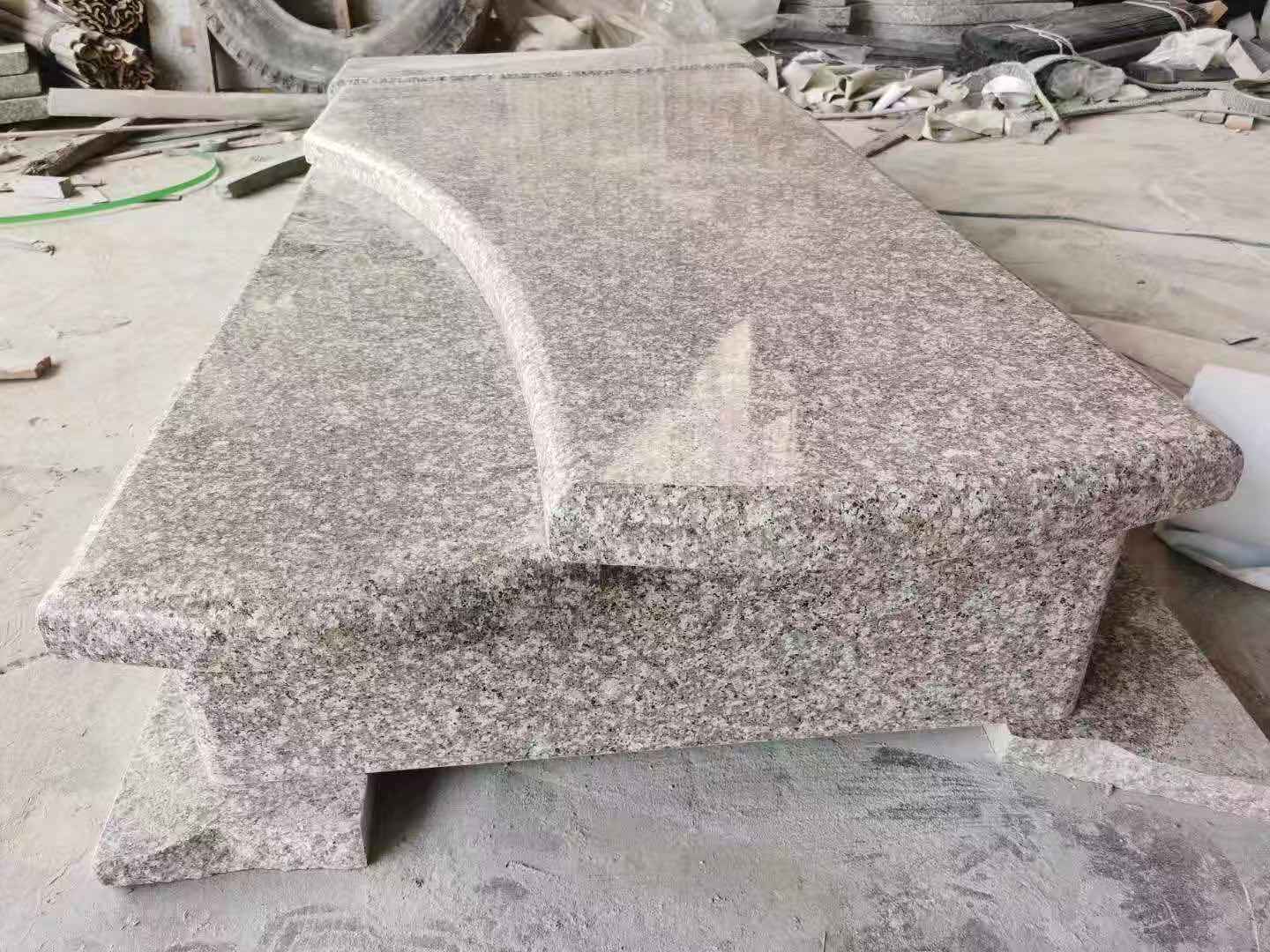 White Granite Tombstones from China