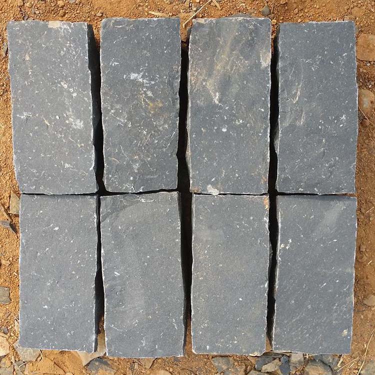 basalt stone black pavers