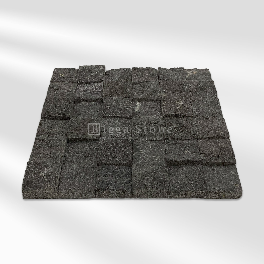 Mosaic Cubical Lava Stone by Bigga Stone
