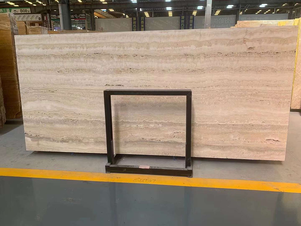 Italy High Quality Travertine Beige Marble Slabs