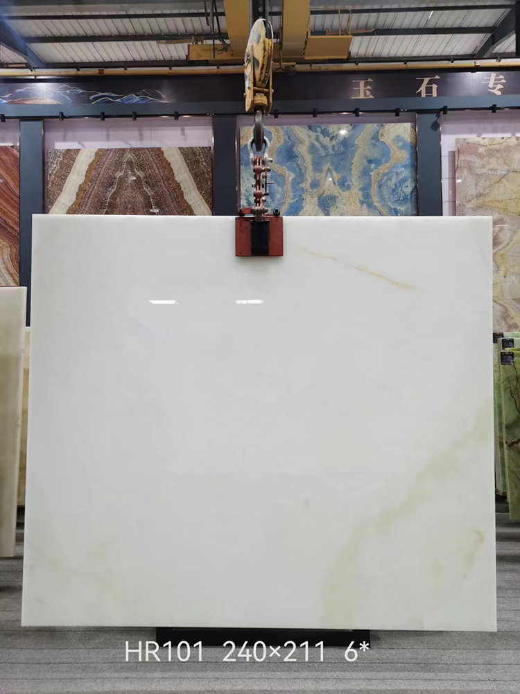 Natural Stone White Onyx Marble Slab