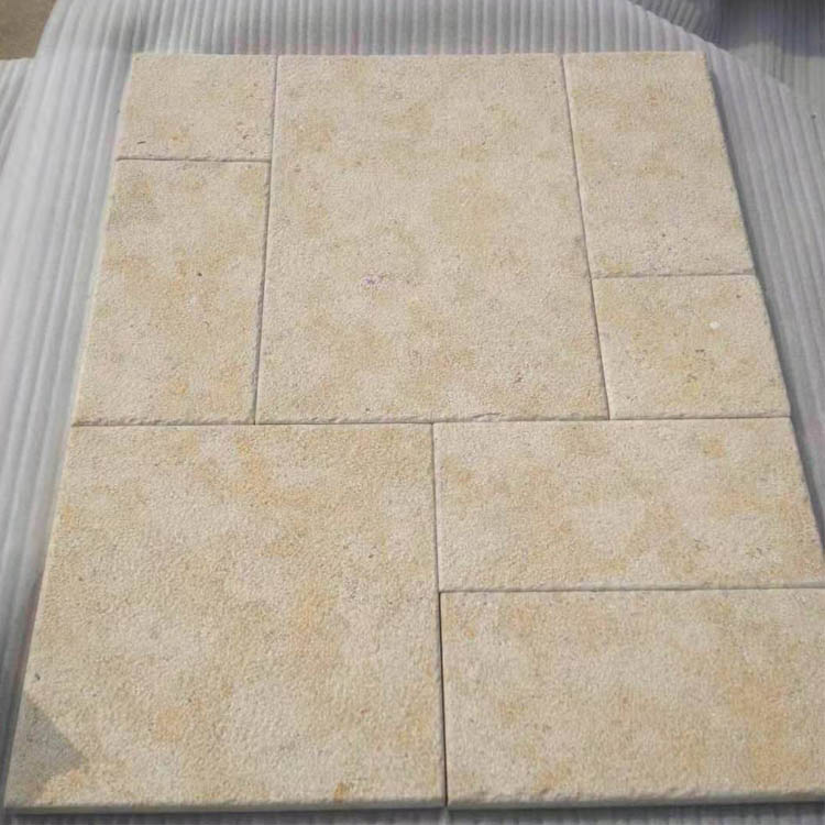 yellow limestone outdoor tiles