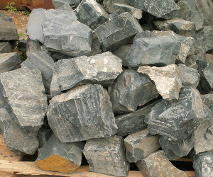 Field gabbro stones
