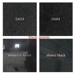 black granite G654 G684 mogolia black shanxi black