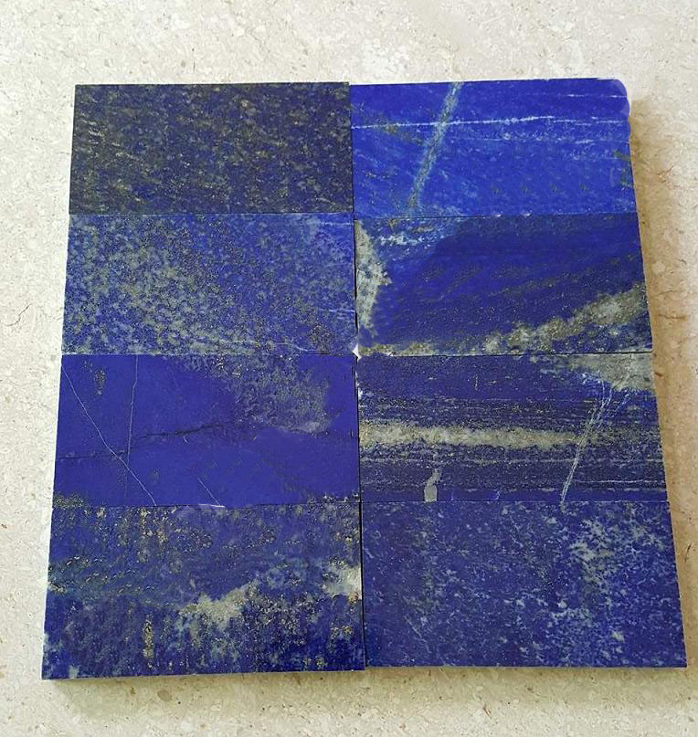 lapiz lazuli mosaic tiles