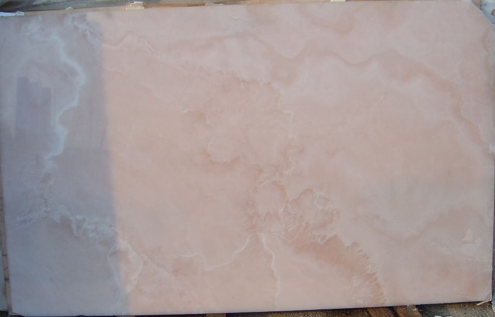 pink onyx slabs