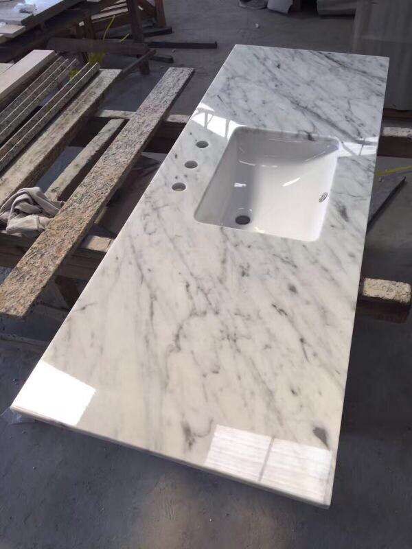 Carrara white vanity