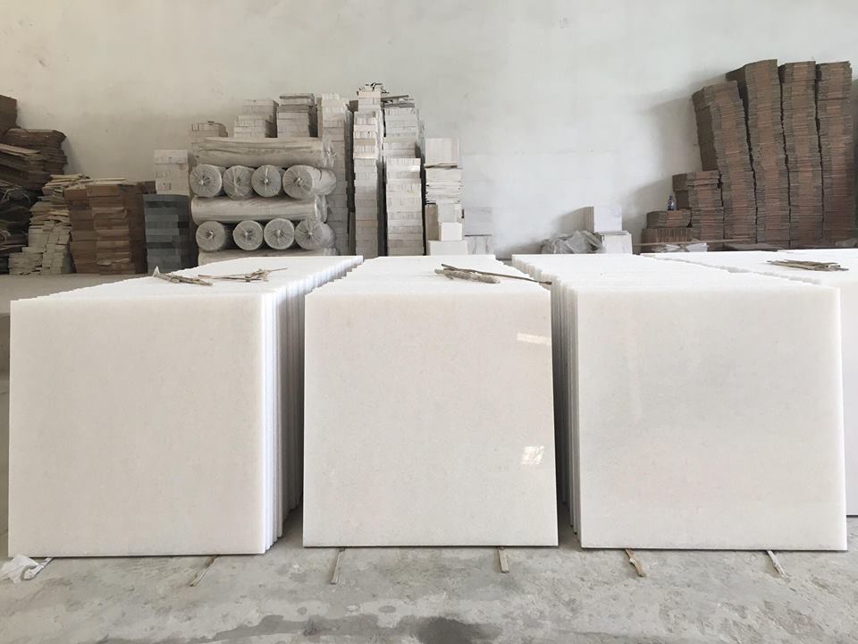 High Quality  White pure marble  60 x 60 x 2 cm