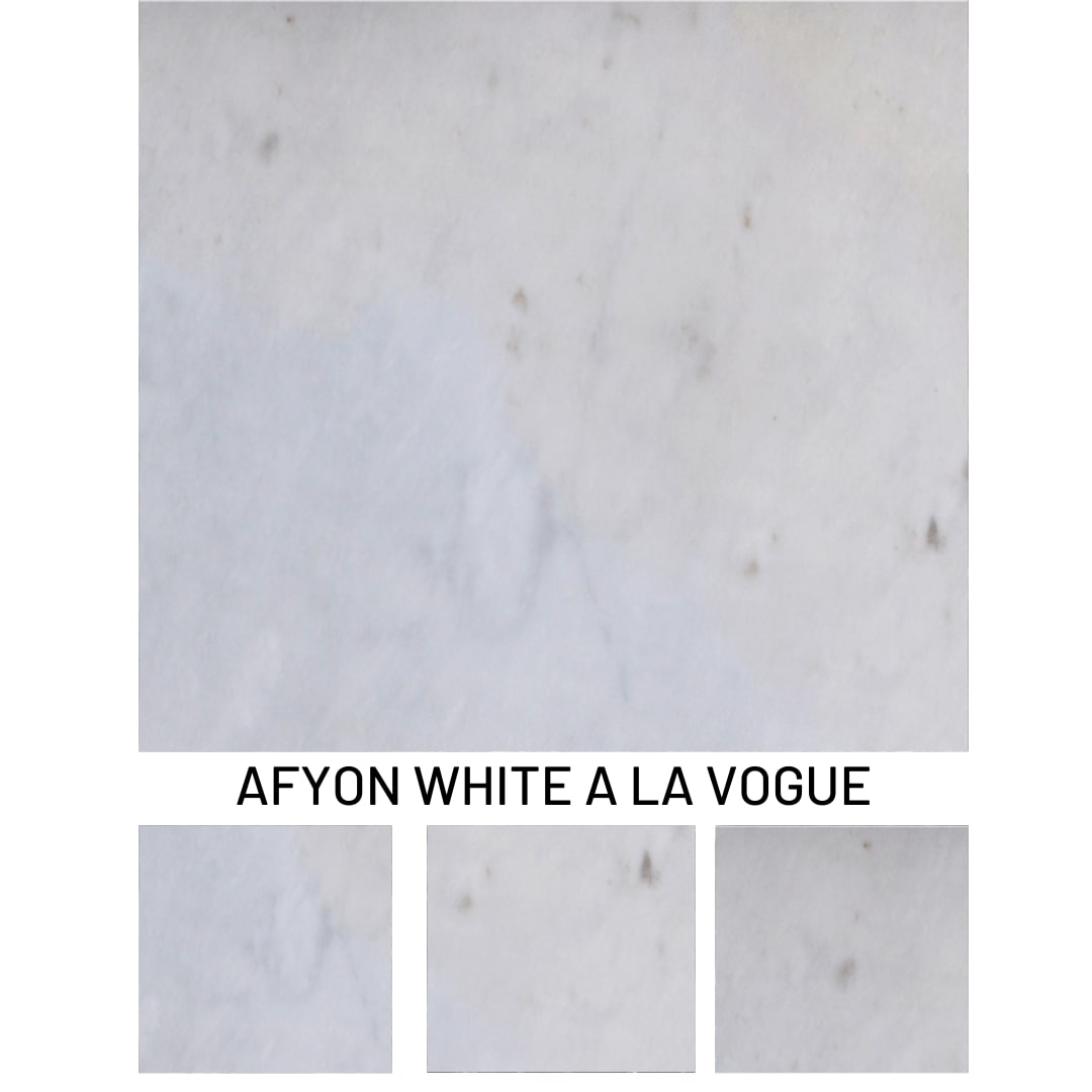 Afyon White A La Vogue Marble-Turkish White Marble
