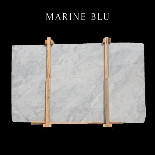 Losa de mármol blanco azul - Blue Marble