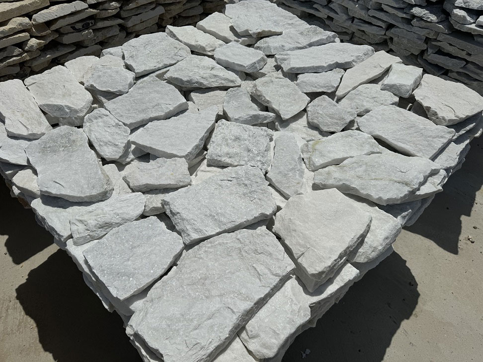 White Color Loose Stone Veneer JRSR-043