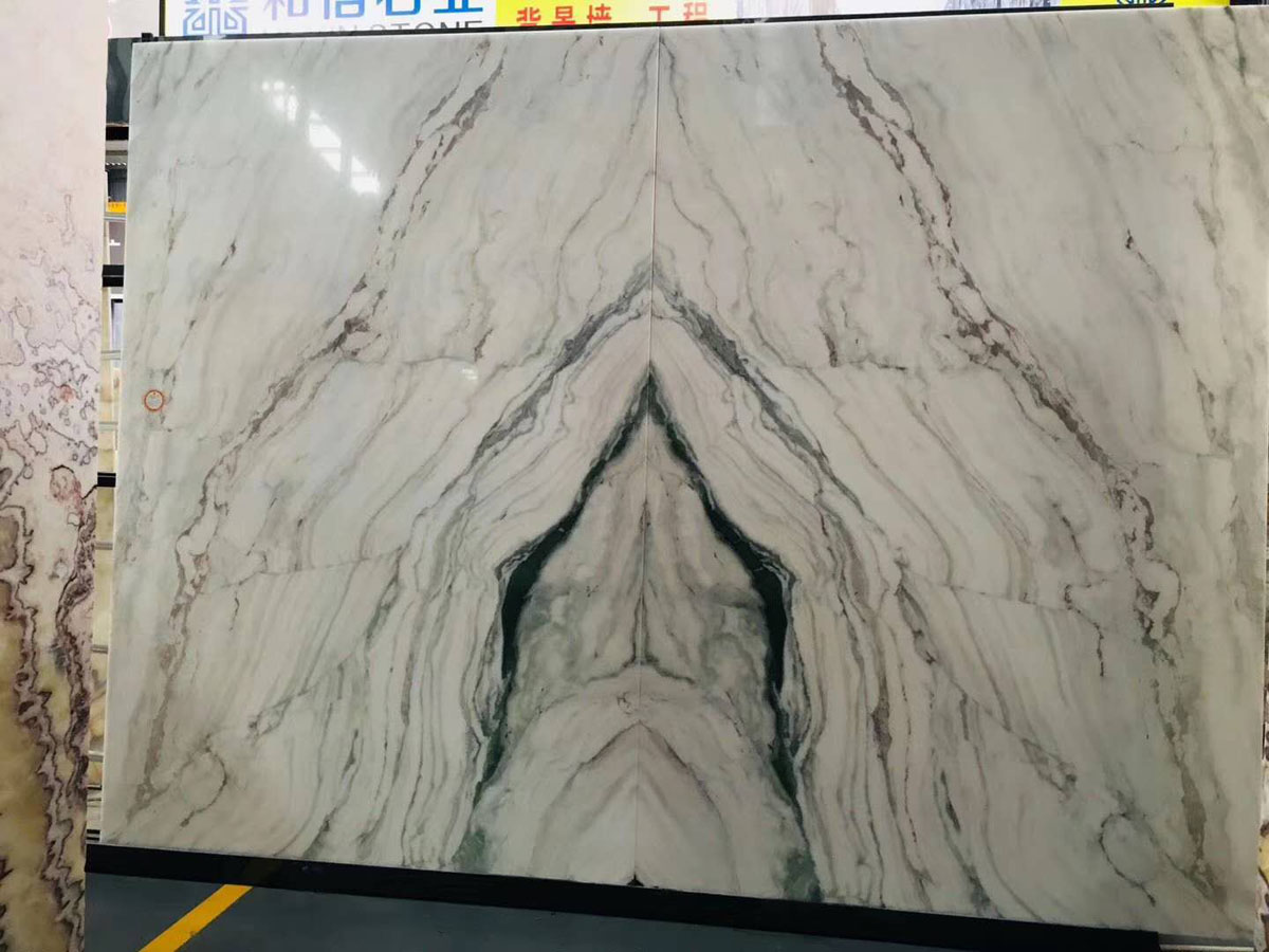 Chinese White Marble with Black Veins Marble