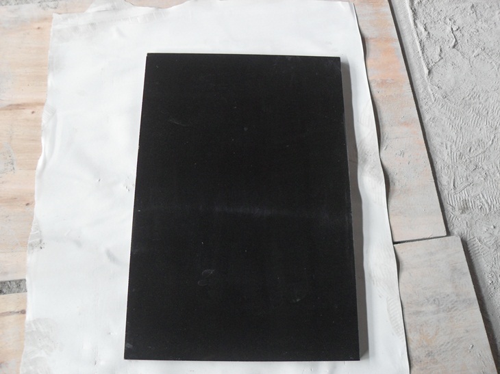 Mongolia Black Granite Tiles Polished Granite Tiles