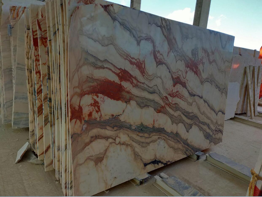 Oman Premium Marble Slabs Polished Marble Stone Slabs