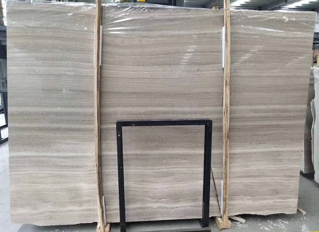 White Wood Marble Slabs Chinese Wooden Marble Slabs