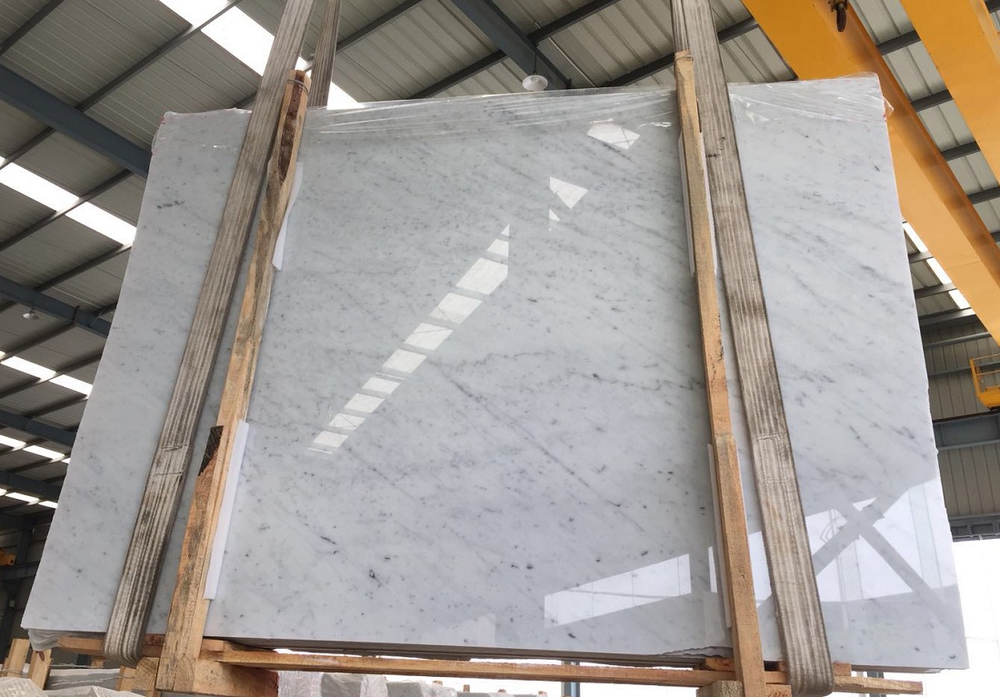 Carrara white slab