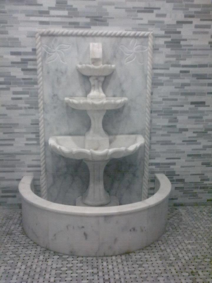 Marble Stone Fountain White Fountain