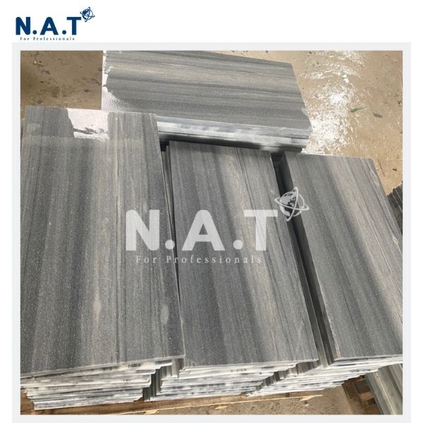 Vietnam stripped grey marble